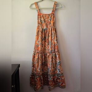 Band Of The Free | Dresses | Nwt Band Of The  Freesoftecruperiblueembroideredmaxidresssizelarge | Poshmark